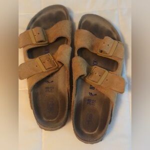 Birkenstock soft footbed sandals.